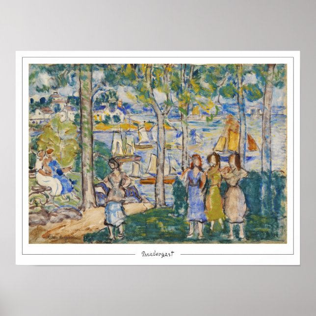 Maurice Prendergast Zedign Art Poster #602 (Front)