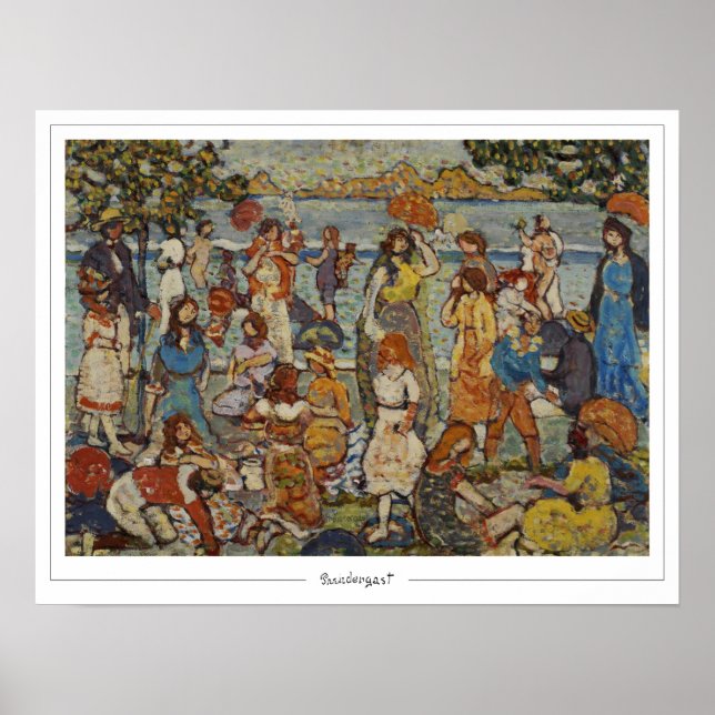 Maurice Prendergast Zedign Art Poster #631 (Front)