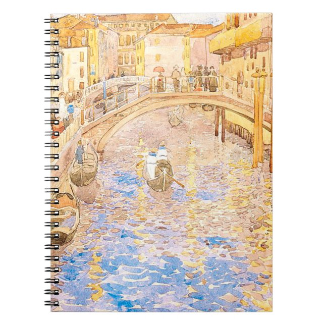 Maurice Prendergast's Venetian Canal Scene Notebook (Front)