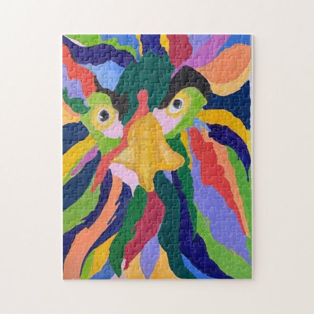 Maurice Puzzle Green (Vertical)