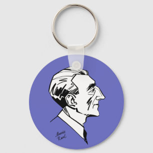 Maurice Ravel Key Ring