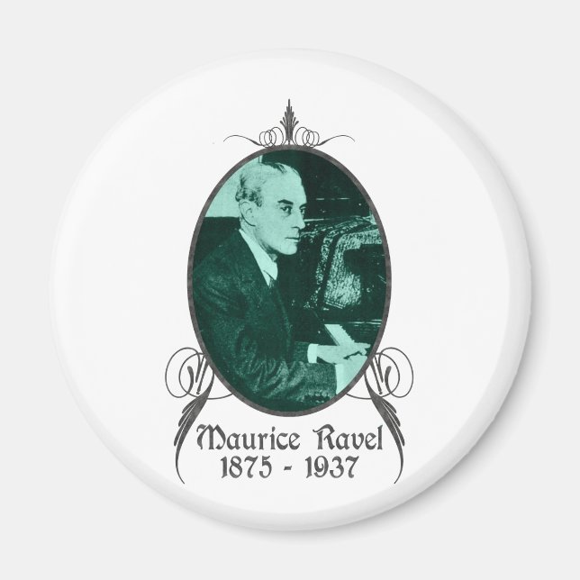Maurice Ravel Magnet (Front)