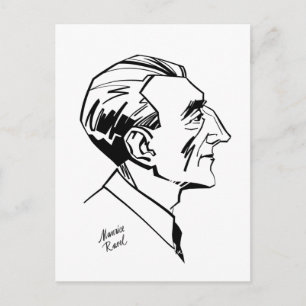 Maurice Ravel Postcard