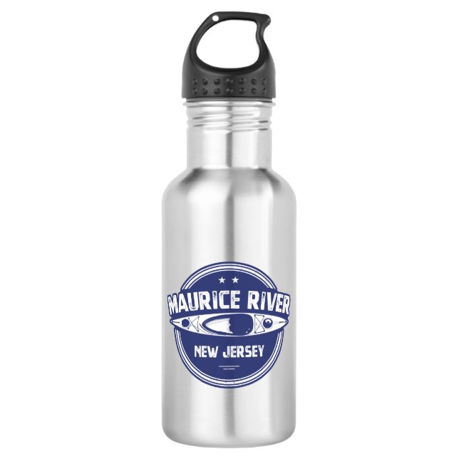 Maurice River New Jersey Kayaking 532 Ml Water Bottle (Front)