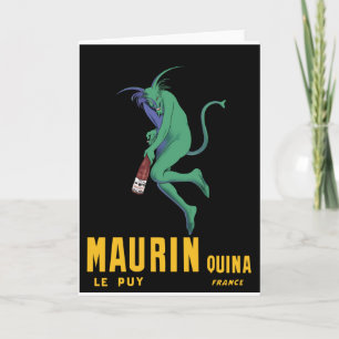 Maurin Quina - Cappiello 1906 - Absinthe Apertif Card