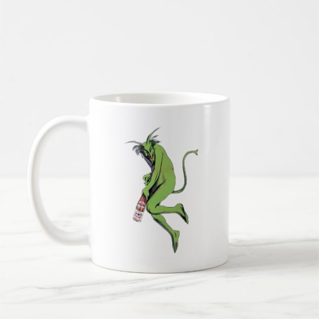 Maurin Quina Green Devil Coffee Mug (Left)