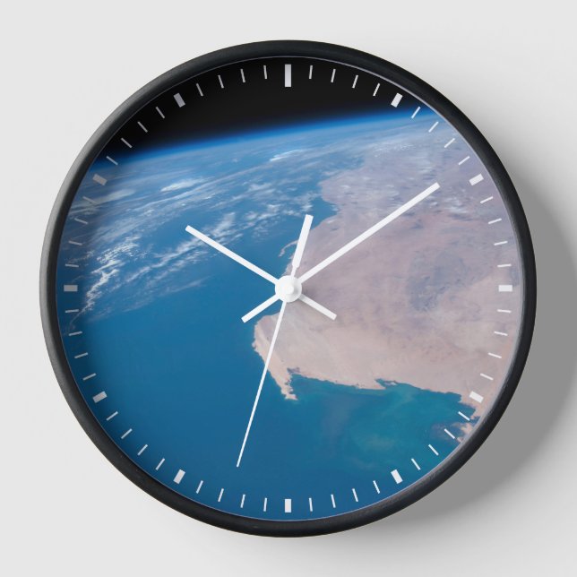 Mauritania And Western Sahara Off Coast Of Africa Clock (Front)