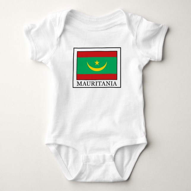 Mauritania Baby Bodysuit (Front)
