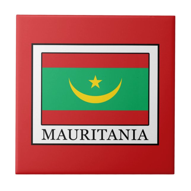 Mauritania Ceramic Tile (Front)