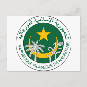Mauritania Coat Of Arms Postcard