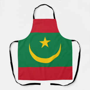 Mauritania Flag Apron