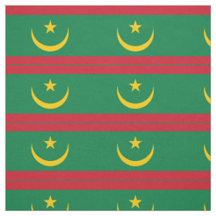 Mauritania Flag Fabric