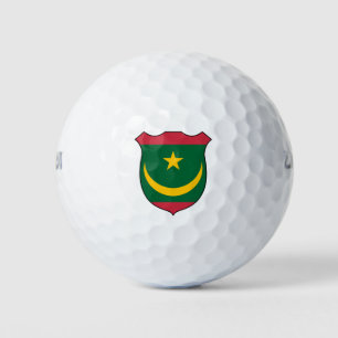 Mauritania Flag Grand Patriotic Golf Balls
