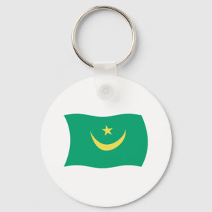 Mauritania Flag Keychain