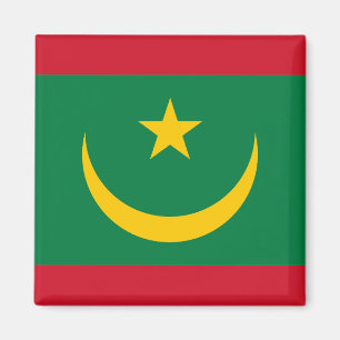 Mauritania Flag Magnet