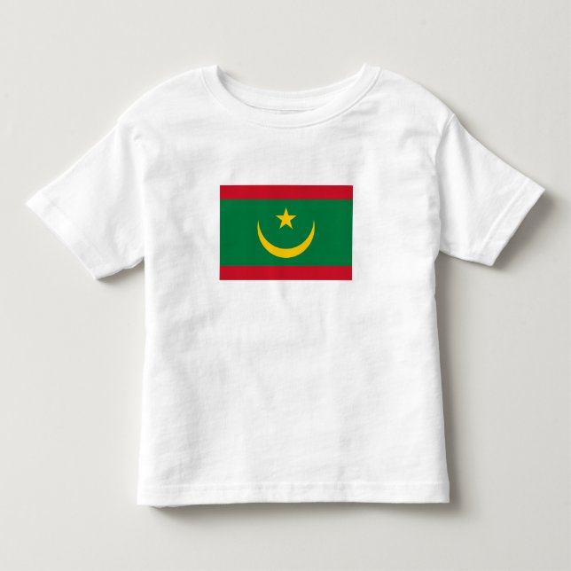 Mauritania Flag Toddler T-Shirt (Front)