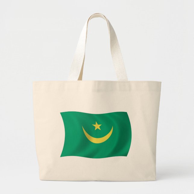 Mauritania Flag Tote Bag (Front)