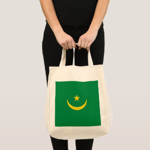 Mauritania flag tote bag
