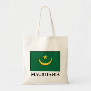 Mauritania Flag Tote Bag
