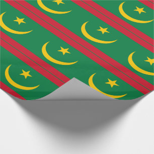 Mauritania Flag Wrapping Paper