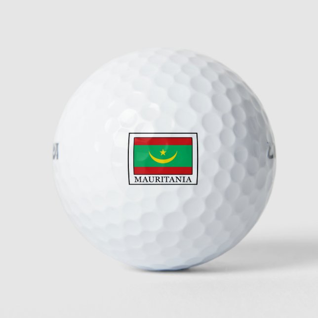 Mauritania Golf Balls (Front)