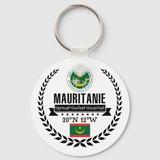 Mauritania Key Ring (Front)