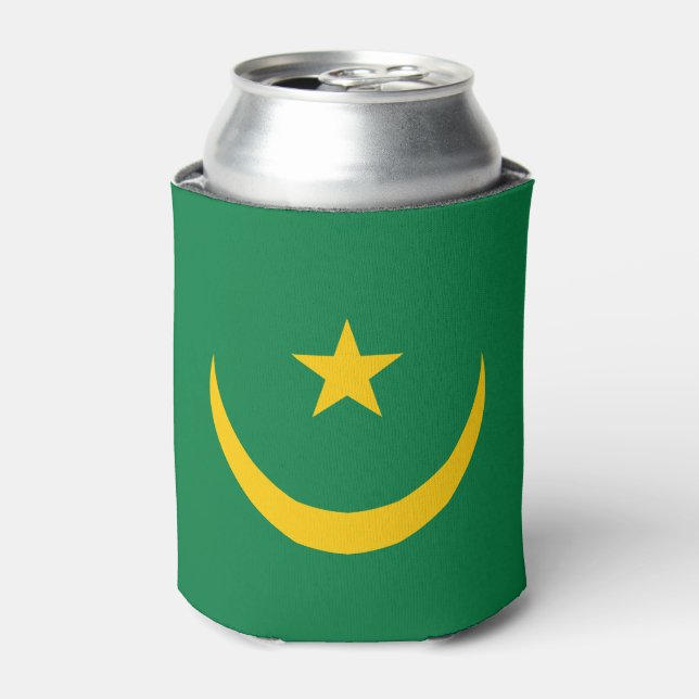 Mauritania Old Flag Can Cooler (Can Front)