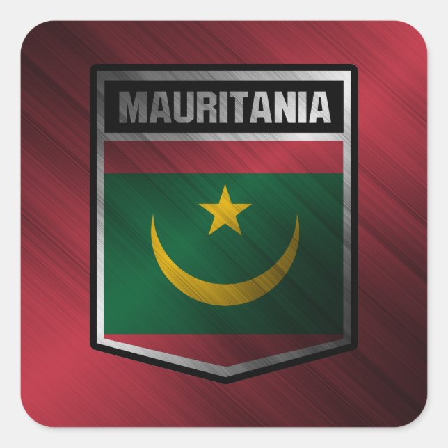 Mauritania Square Sticker (Front)