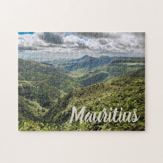 Mauritius Black River Gorges Viewpoint gift Jigsaw Puzzle (Horizontal)