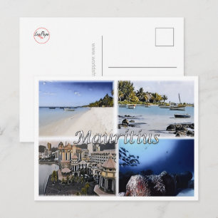 Mauritius - Cap Malheureux - Mosaic - Postcard