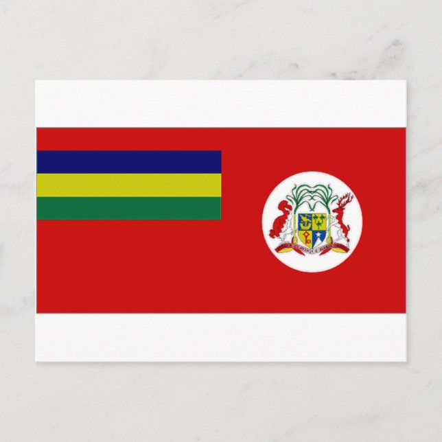 Mauritius Civil Ensign Postcard (Front)