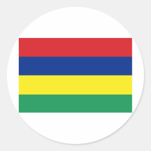 Mauritius Classic Round Sticker
