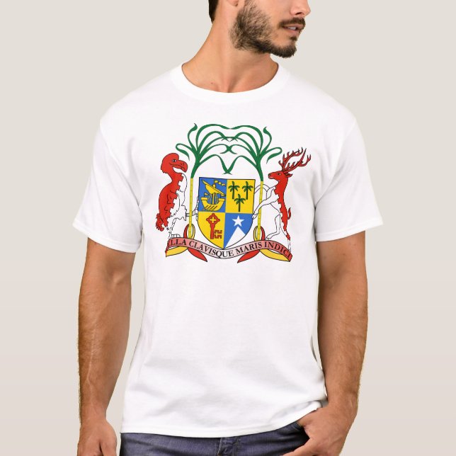 Mauritius Coat Of Arms T-Shirt (Front)