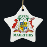 mauritius - emblem/flag/coat of arms/symbol ceramic tree decoration<br><div class="desc">mauritius - emblem/flag/coat of arms/symbol</div>