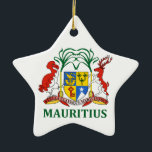 mauritius - emblem/flag/coat of arms/symbol ceramic tree decoration<br><div class="desc">mauritius - emblem/flag/coat of arms/symbol</div>