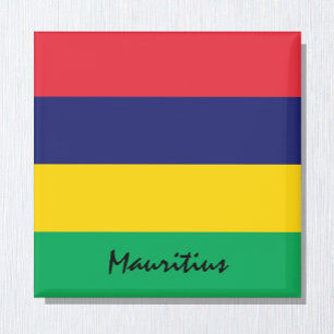 Mauritius flag & Africa holiday/sports fans Magnet