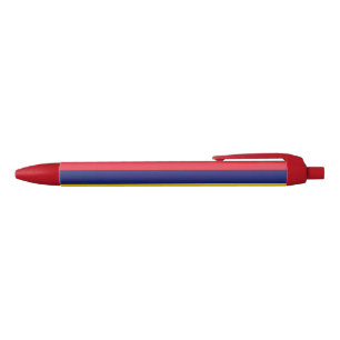 Mauritius Flag Black Ink Pen