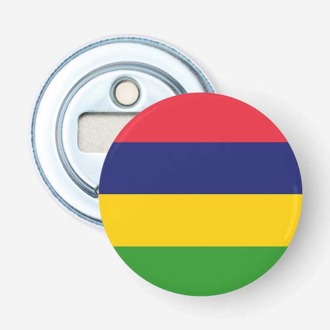 Mauritius flag bottle opener (Front)