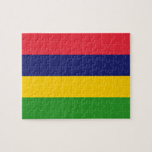 Mauritius flag jigsaw puzzle