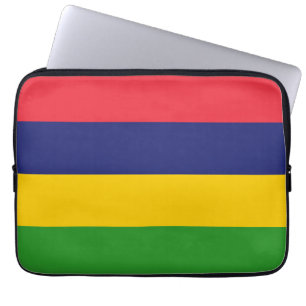 Mauritius flag laptop sleeve