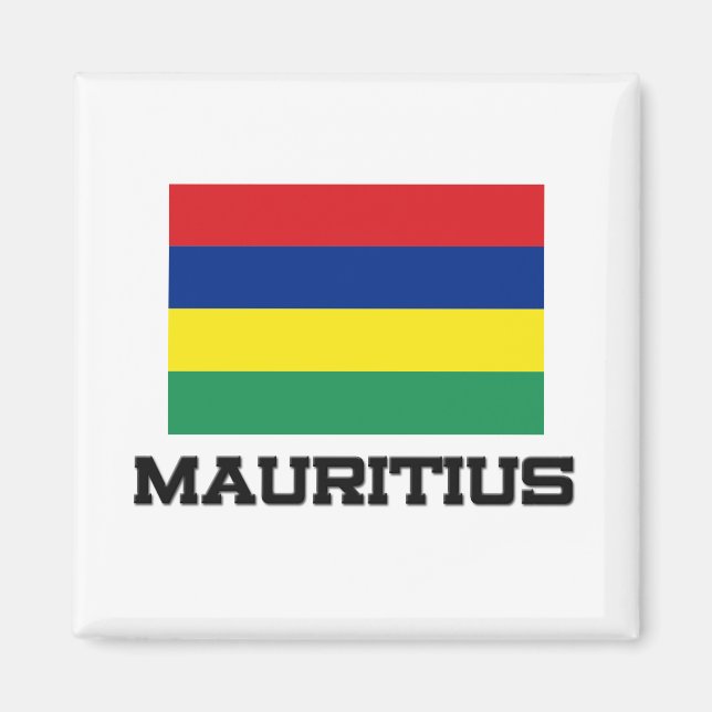 Mauritius Flag Magnet (Front)