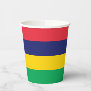 Mauritius Flag Paper Cups
