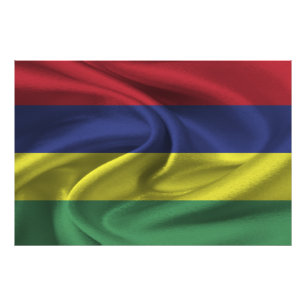 Mauritius Flag Photo Print