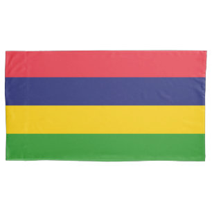 Mauritius flag pillowcase