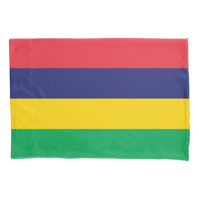 Mauritius Flag Pillowcase (Front)