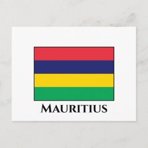 Mauritius Flag Postcard