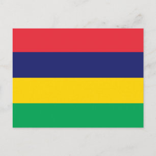 Mauritius Flag Postcard