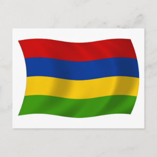 Mauritius Flag Postcard