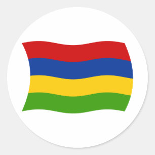 Mauritius Flag Sticker