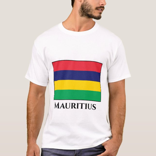 Mauritius Flag T-Shirt (Front)